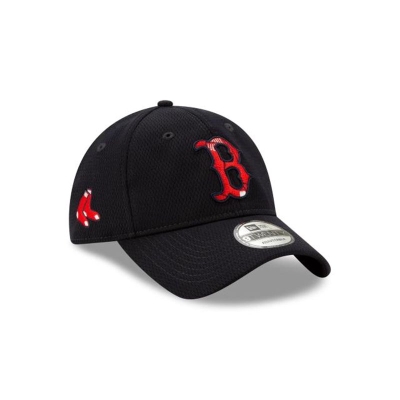 Blue Boston Red Sox Hat - New Era MLB Batting Practice 9TWENTY Adjustable Caps USA2137450